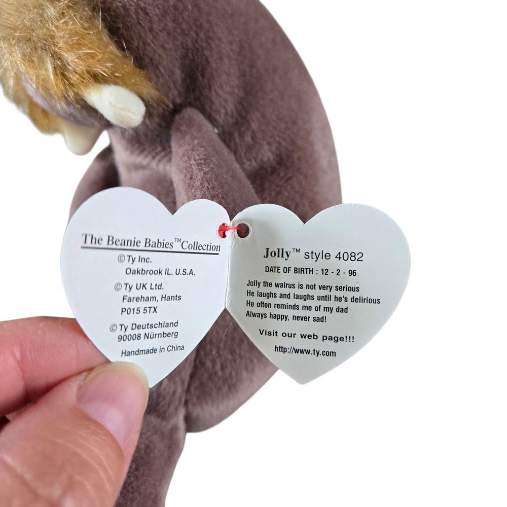 Ty Beanie Baby Jolly Walrus Plush - Picture 5 of 6